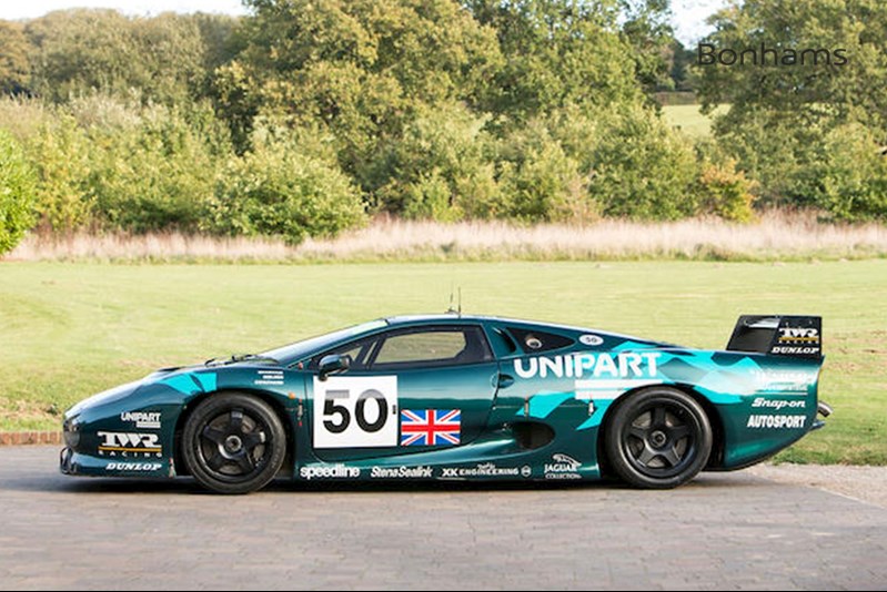 Bonhams Jaguar Race Car Green | DM Historics